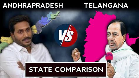 Andhra Pradesh Vs Telangana State Comparison Youtube