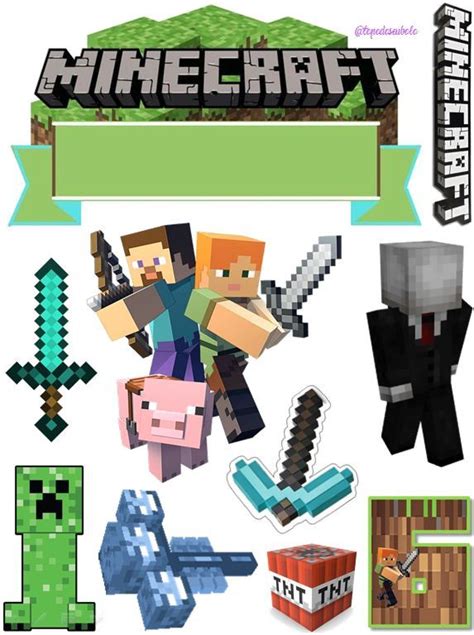 Minecraft Decoraciones De Fiesta De Minecraft Minecraft Imprimibles