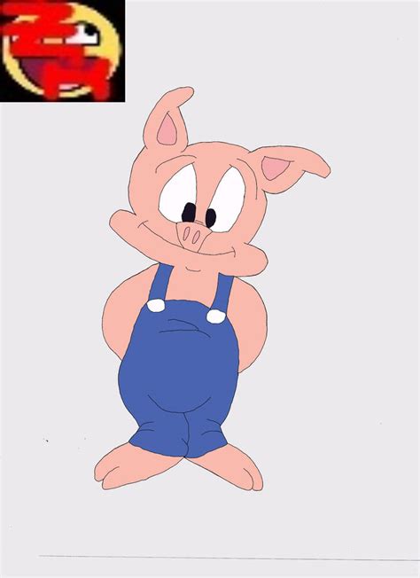 Hamton Pig Hand Drawn Colored By Eagle7619 On Deviantart