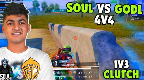 Soul Vs Godl Girls 4v4 Fight In Scrims 🔥 Soul Neyo 1v3 Clutch 🚀