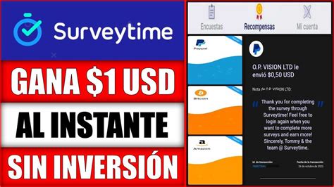 GANA 1 USD AL INSTANTE UNA Y OTRA VEZ A PAYPAL SIN INVERSION CON