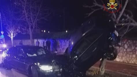 Incidente Stradale Auto Finisce Contro Un Albero Telegranducato Di