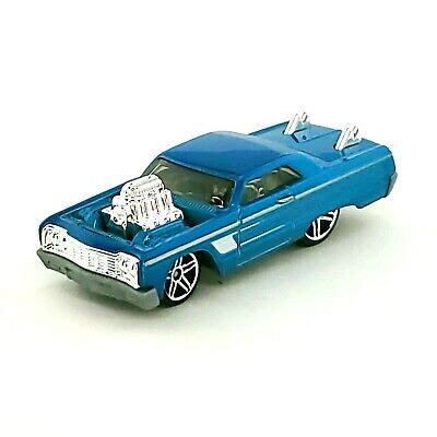 Hot Wheels Chevy Impala Blue Car Hw Tooned Chevrolet Ghd Ebay