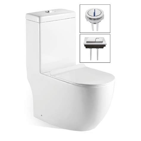 VASILE V598 One-Piece Closet Dual Flush Toilet Bowl