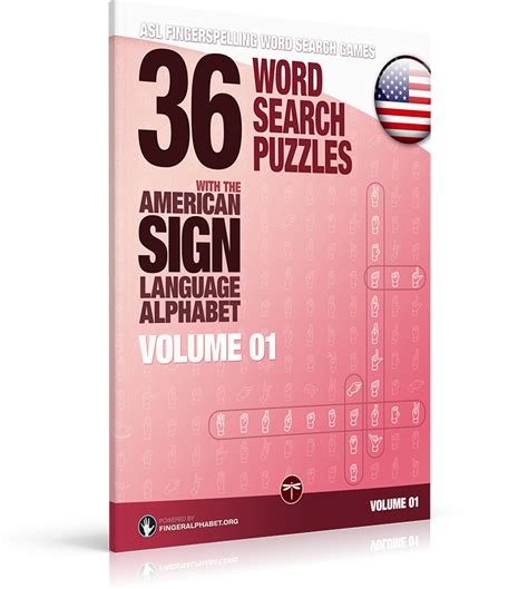 ASL Fingerspelling Games – 36 Word Search Puzzles with the American Sign Language Alphabet ...