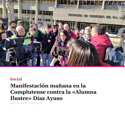 Escucha Madrid On Twitter El Sindicato De Estudiantes Convoca Una