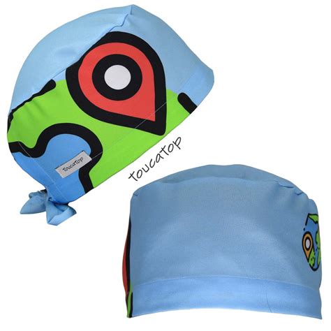 Gorro Cirúrgico Doutores Do Mundo Azul ToucaTop Toucas Cirúrgicas