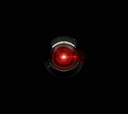 Red Robot Eye Logo - LogoDix