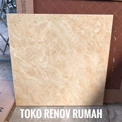 Jual Keramik X Cream Motif Marmer Glossy Keramik Lantai Marmer