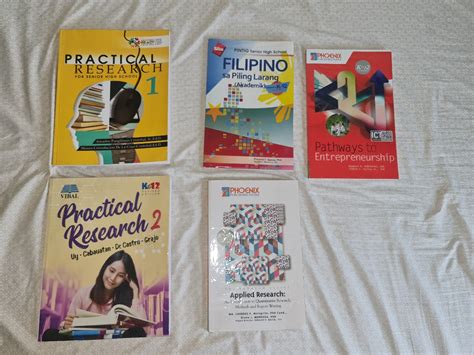 TEXTBOOKS FOR SENIOR HIGH SCHOOL | Research, Filipino, Entrepreneurship ...