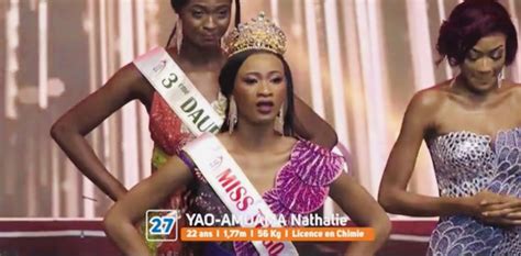 Yao Amuama Nathalie Couronn E Miss Togo