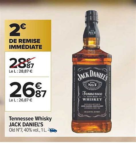 Promo Tennessee Whisky Jack Daniel S Chez Carrefour ICatalogue Fr