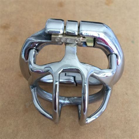 2017 New Stainless Steel Male Chastity Device Stainless Steel