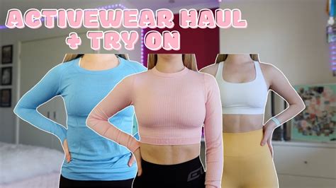 Huge Activewear Haul Try On Gymshark Echt Elite Eleven Lululemon Nike Lorna Jane And More