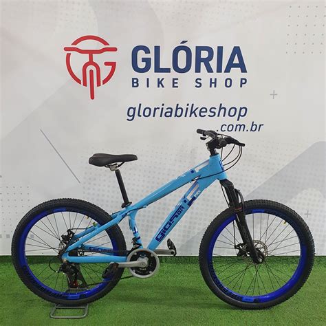 BICICLETA GIOS BR FRX ARO 26 ALUMÍNIO 21V AZUL Glória Bike Shop