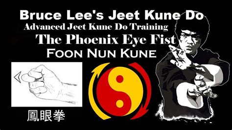 Advanced Jeet Kune Do Training The Phoenix Eye Fist 凤凰眼拳 Foon Nun