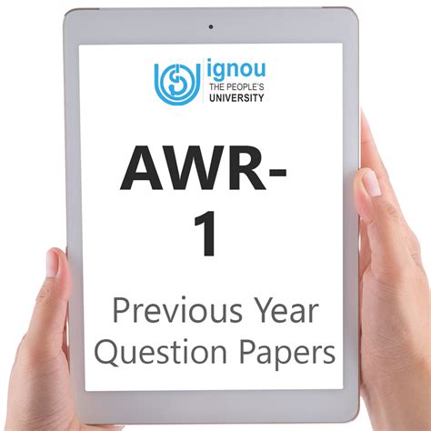 IGNOU AWR 1 Previous Year Exam Question Papers IGNOU Help Center