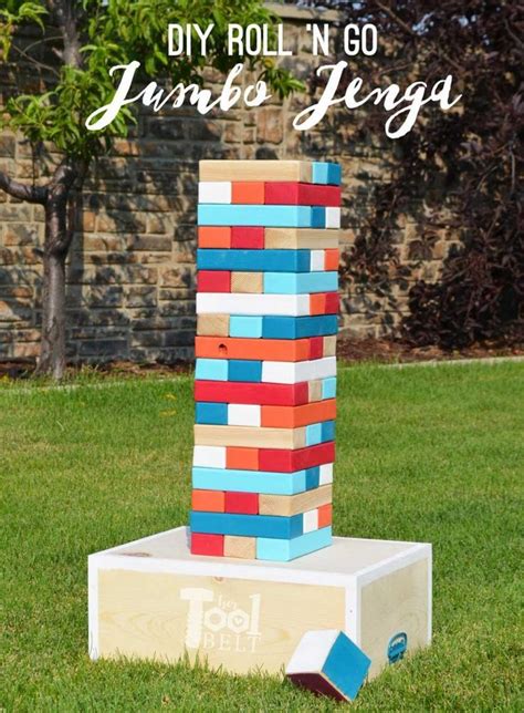 Diy Outdoor Giant Jenga Game Slimsenturin