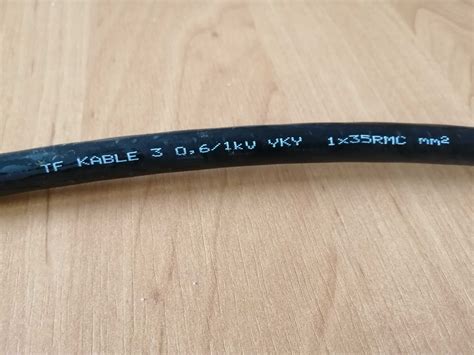 Kabel Energetyczny Ziemny Yky 1x35 Rmc Mm2 Czarny Drut 0 6 1 Kv Lublin • Olx Pl