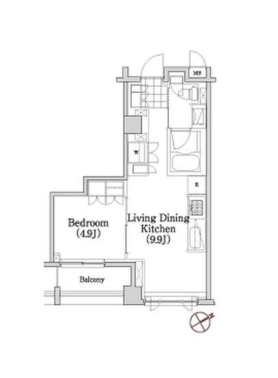 アパートメンツ元麻布内田坂 3階 1ldk 入居中 Id52122 六本木の賃貸マンションはr Net