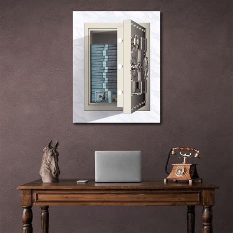 Картина на холсті Сейф з грошима - KARTYNA SHOP