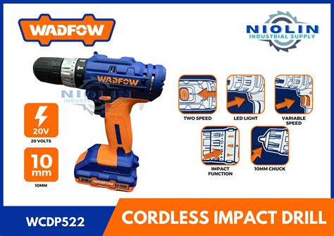 Wadfow Cordless Impact Drill V Lazada Ph