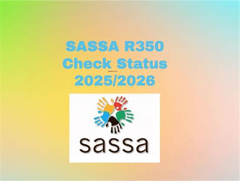 Sassa R350 Check Status 20252026 Sassa Grant 2025