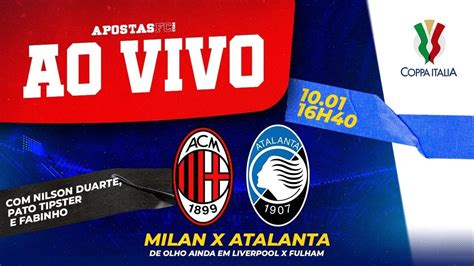 Milan X Atalanta Ao Vivo Quartas De Final Da Copa Da It Lia