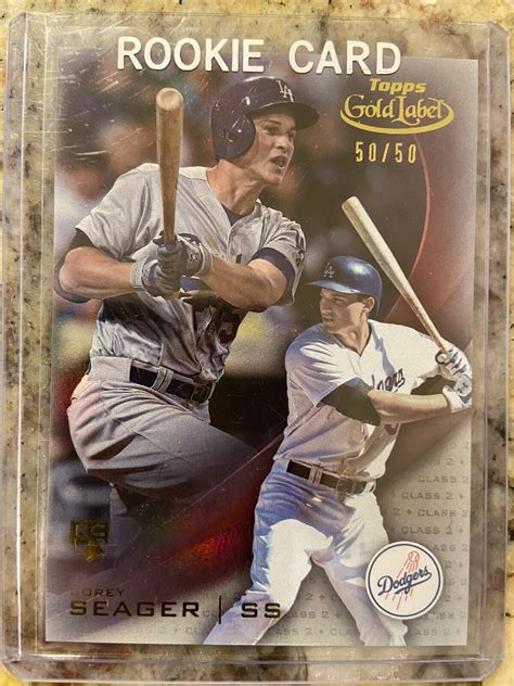 Topps Gold Label Class Red Corey Seager Rc Dodgers Ebay