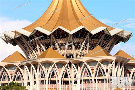 Dewan Undangan Negeri DUN Building In Kuching Sarawak Malaysia Stock