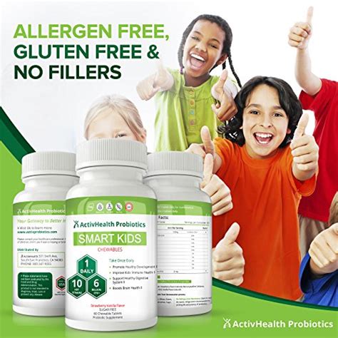 KIDS PROBIOTICS DOCTOR APPROVED - SMART KIDS 60 chewable probiotic ...