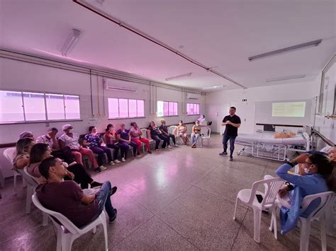 Equipe De Enfermagem Do Hospital Fernando Franco Passa Por Capacita O