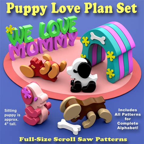 Puppy Love Wood Toy Plans