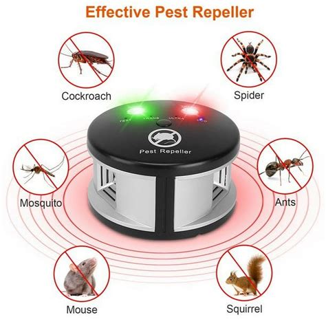 HAZHOUYUJIUKJ Effective Ultrasonic Mice and Rodent Repeller for Electronic Pest Control - Plug ...