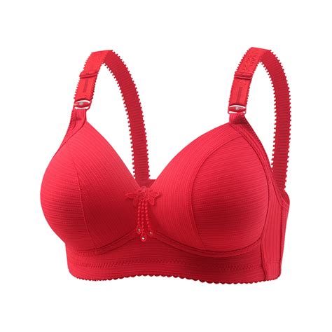 Ugoldhm Women Bralette Comfort Push Up Bra No Underwire Smoothing