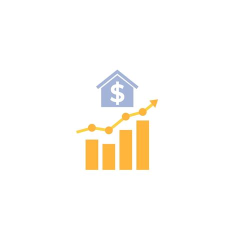 house prices growth icon 5202060 Vector Art at Vecteezy