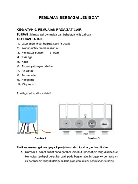 Pemuaian Zat Cair Dan Gas Pdf