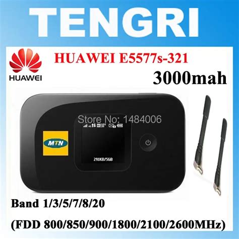 Unlocked Huawei E5577 E5577s 321 4g Lte Cat4 3000mah Mobile Hotspot