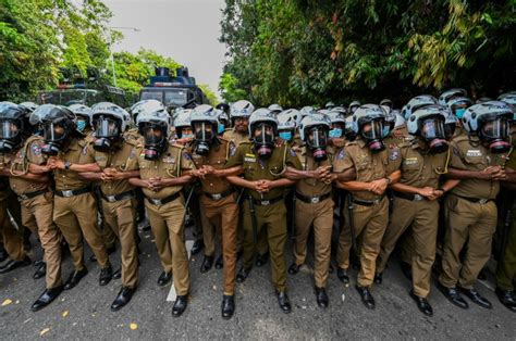 Sri Lanka Police Tear Gas Student Protesters Outside Parliament