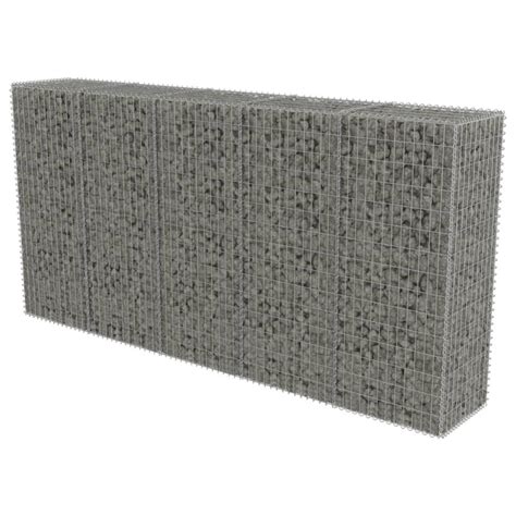 Mur En Gabion Avec Couvercles Acier Galvanis X X Cm Leroy