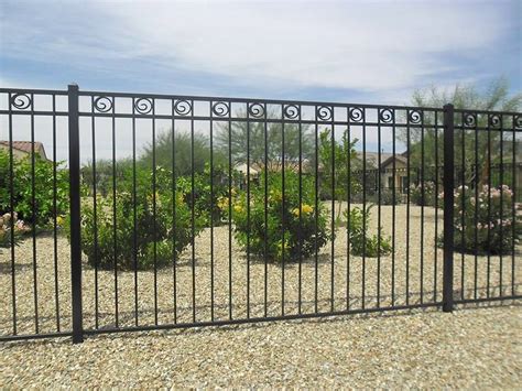 Modern Wrought Iron Fence