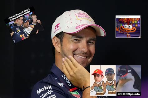 Los memes tunden a Checo Pérez tras el GP de España Si bien Checo