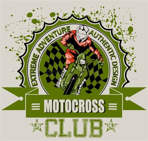 Emblemas Del Club Del Motorista Insignias Del Jinete De La Motocicleta