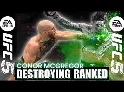 DESTROYING UFC 5 Ranked With Conor McGregor! : r/EASportsUFC