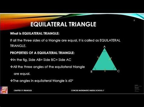 EQUILATERAL TRIANGLE|| What is EQUILATERAL TRIANGLE|| Properties of ...