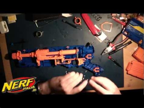 Nerf Longstrike Orange Mod Works Stage 1 Kit OMW Nerfitalia It