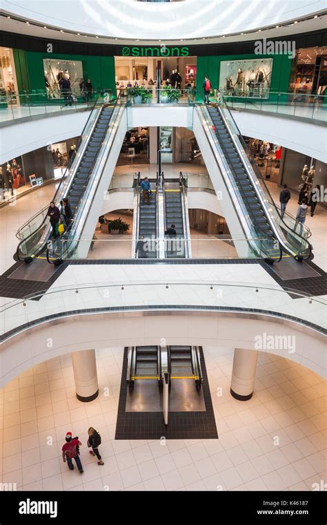 Canada Ontario Ottawa Capital Of Canada Rideau Centre Shopping Mall