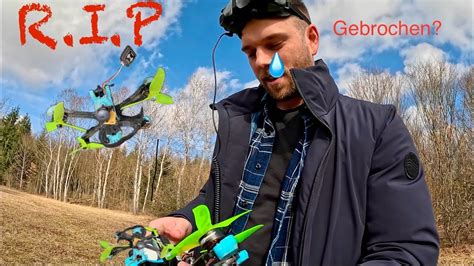 Fpv Fliegen Lernen Mein Erster Crash Nach Wochen Youtube