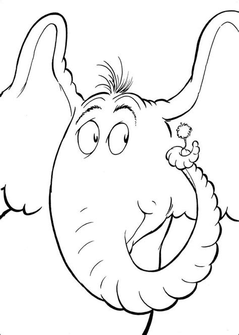 Horton Para Colorear