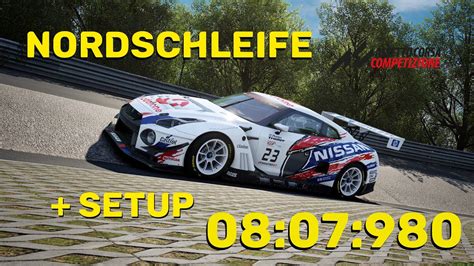 ACC Hotlap Nissan GT R Nismo GT3 Nordschleife 8 07 980 W Free